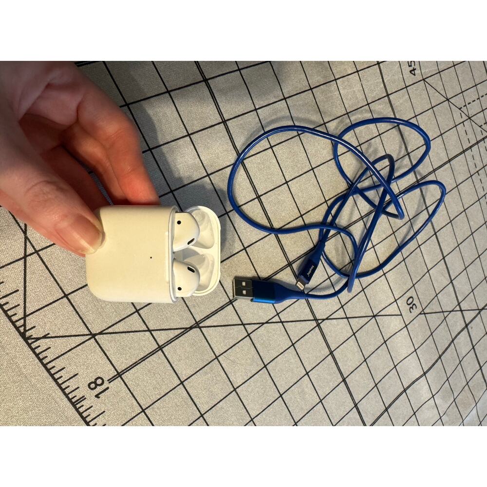 AirPods 2nd generation with charging cord and case